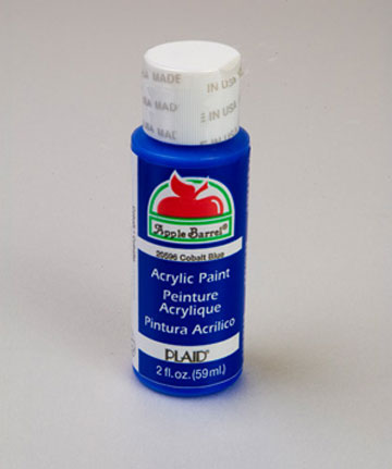 Apple Barrel Matte Cobalt Blue Acrylic Paint (2 oz bottle)