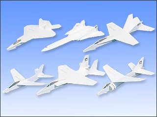 Whitewings Jet Planes (6 Models) #666