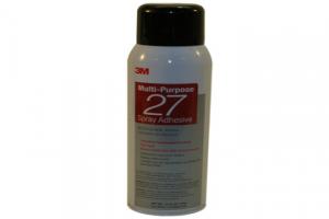 3M Multi-Purpose 27 Spray Adhesive Clear, 20 fl oz can, SKU 31-100