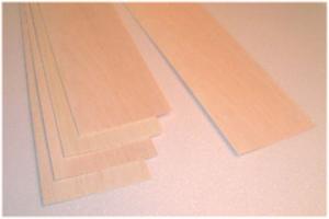 BALSA SHEET 9.5mm X 100mm X 915mm    (3/8"x 4" x 36"), 1 piece