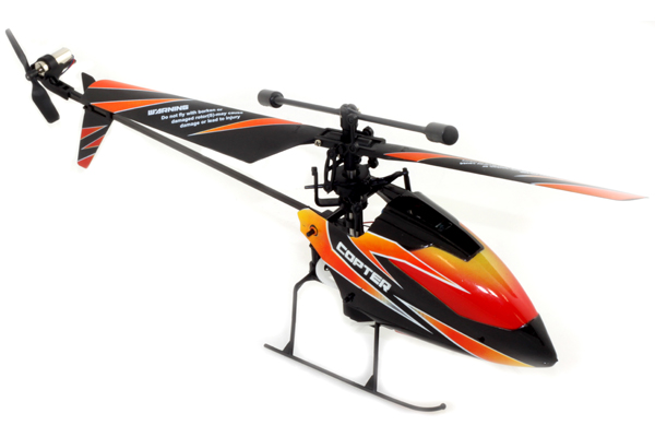 V911 4Ch Mini Gyro Helicopter Orange