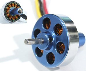 Brushless Outrunner Motor - hexTronik 24gram 3000kv