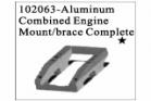 Aluminum Combined Engine Mount / Brace Complete 