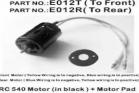 Motor RC540(casing in black) 