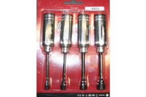 Pack of 4 socket screwdrivers 