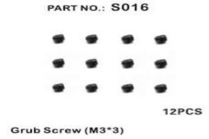 Grub Screw M3*3mm 