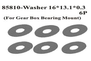 Washer 16*13.1*0.3(For Gear Box Bearing Mount) 6P (85810)