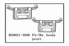 Fr/Rr body post (BS801-008)