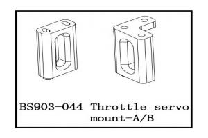Throttle Servo Mount-A/B (BS903-044)