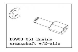 Engine Crankshaft W/E-Clip (BS903-051)