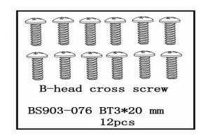 B-Head Cross Screw(BT3*20)   12 PCS (BS903-076)