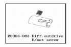 Diff. Outdrive C Set Screw (BS903-083)