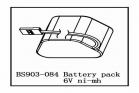 Battery Pack 6V (Ni-Mh) (BS903-084)