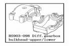 Diff. Gearbox Bulkhead-Upper/Lower (BS903-098)