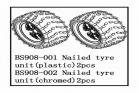 Tire unit(chromed) (BS908-002)