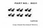 Cap Head Screw 2*8mm (S031)
