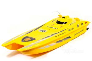 Big Miami Vice Admiral RC Speedboat, Yellow