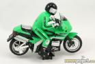 Motorcycle Rider Green