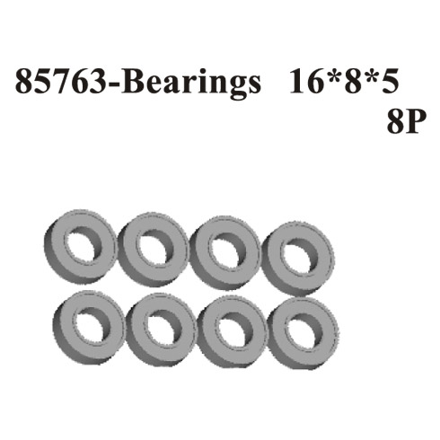 Redcat Racing 85763 Bearings 16*8*5 8p for sale online 